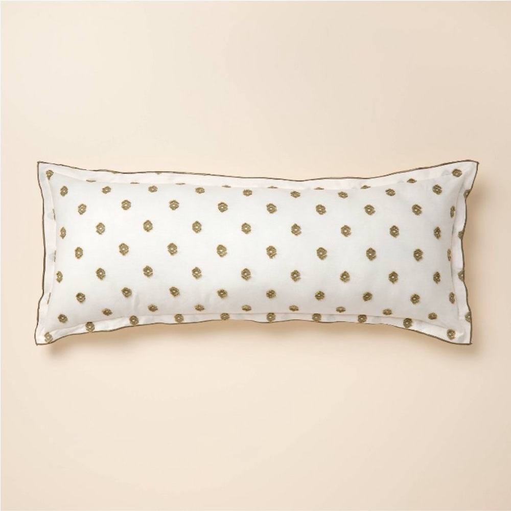 36"x14" Clip Dobby Lumbar Throw Pillow
Cover Green - Hearth & Hand with Magnolia
